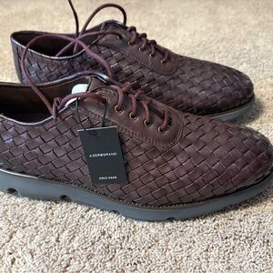 Cole Haan Zerogrand Men's Brown Woven Shoes NIB